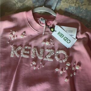 Kenzo Blush Pink Top with Pearl Details